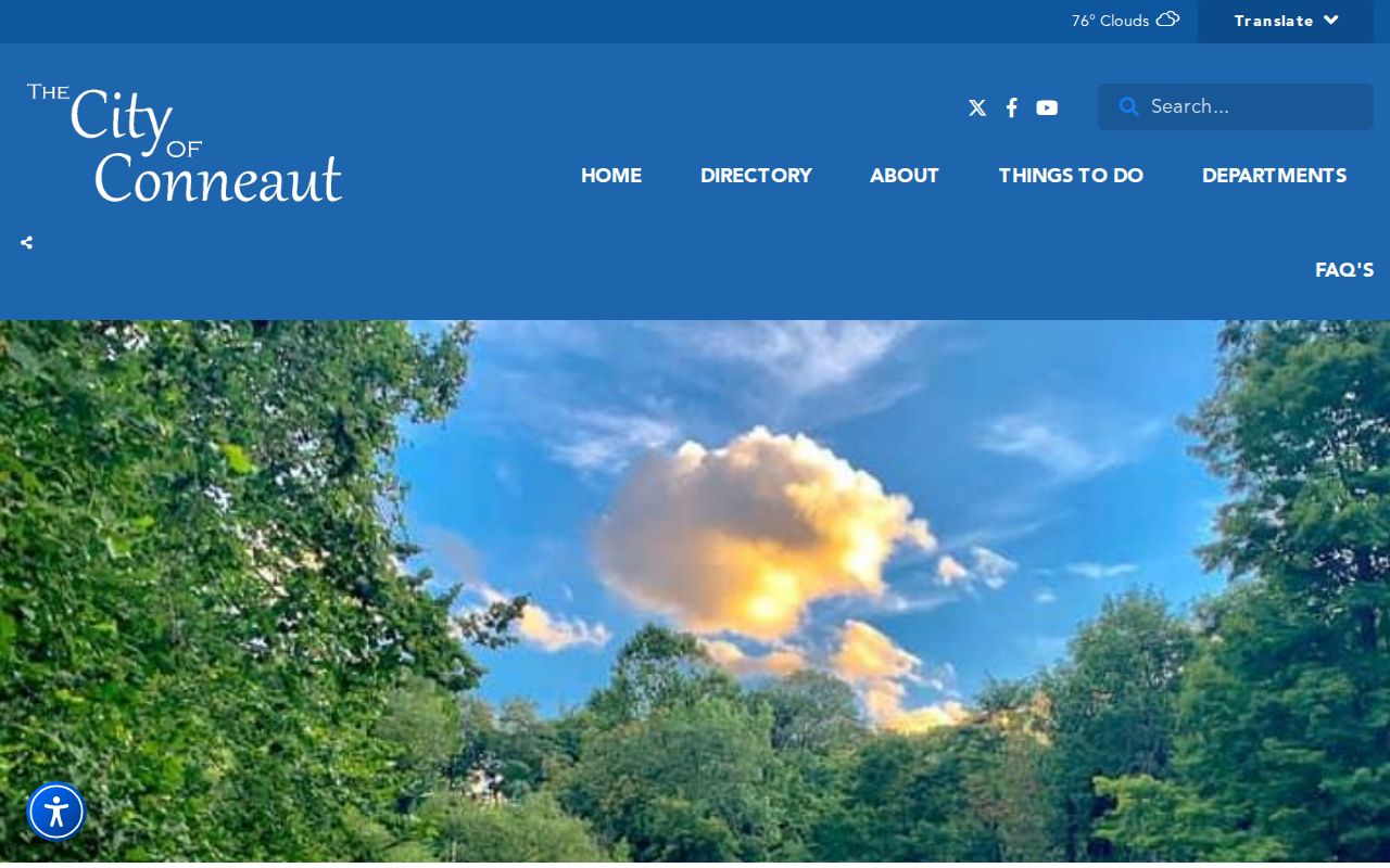 Conneaut Municipal Court official city page for docket and court services